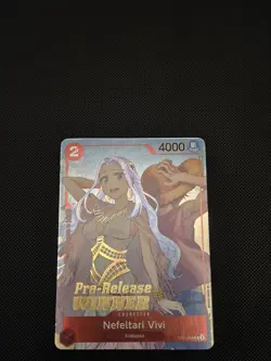 2023 One Piece Promo Pre-Release Winner ST01-009 Nefeltari Vivi - Image 3