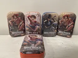 Set of 5 Sealed One Piece Card Game Mini Tin Lot Vol. 2 OP-13 - Image 2