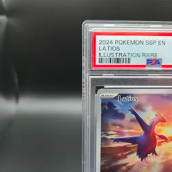 Latios 203/191 Pokemon Card - Sv08: Surging Sparks IR - PSA 9 - Image 3
