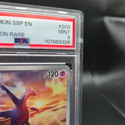 Latios 203/191 Pokemon Card - Sv08: Surging Sparks IR - PSA 9 - Image 4