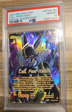 Dragon Ball Super Card Game Cell PSA10 SLR English BT26-091 POP 27 - Image 1