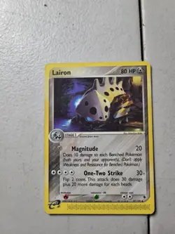 Lairon - #37/109 - Uncommon - Pokemon Card LP Free Shipping - Image 1