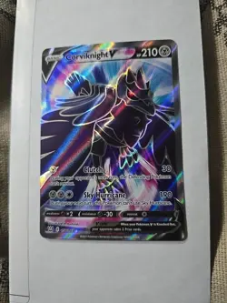 Pokemon TCG Corviknight v Full Art Holo Card #156/163 Battle Styles NM - Image 1