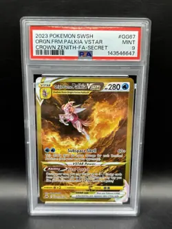 Origin Forme Palkia VSTAR GG67/GG70 Secret Rare Pokemon TCG Card PSA 9 - Image 1