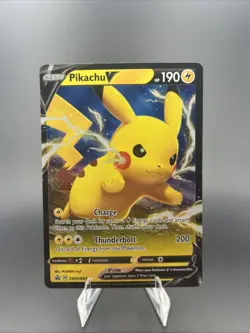 Pikachu V SWSH061 SWSH: Sword & Shield Promo Cards Holo - Image 1