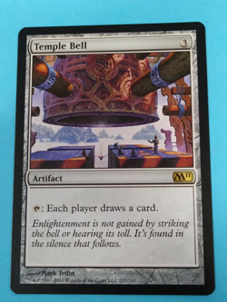 Magic the Gathering - 1x TEMPLE BELL - M11 - English RARE Artifact MTG - Image 1