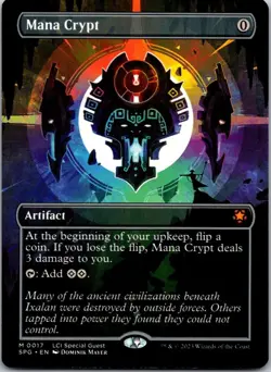 Mana Crypt (Borderless) 17 Special Guests NM MTG - Image 1