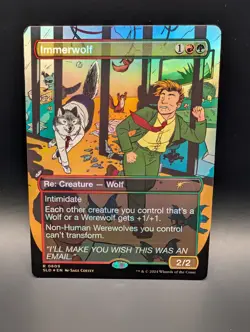 MTG - Immerwolf - FOIL - Creature Wolf - SLD #809 - Rare - Image 1