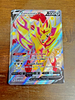 SWSH293 Zamazenta V Black Star Promo Pokemon Crown Zenith NM - Image 1