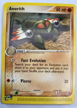 Anorith 27/100 E-series Sandstorm Non-holo MP/LP Vintage 2003 Pokemon TCG - Image 2