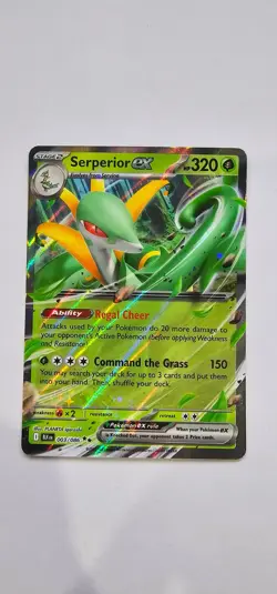 Serperior ex 003/086 - Black Bolt - Pokemon TCG - Double Rare - Image 1