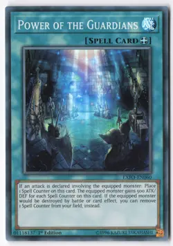 Power of the Guardians 1st Edition Super Rare Extreme Force EXFO-EN060 LP - Image 1