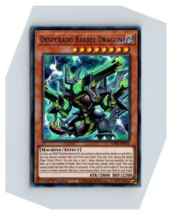 Desperado Barrel Dragon (Purple) - LDS1-EN076 Ultra Rare - 1st Edition Yugioh - Image 1
