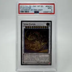 Star Eater #EN047 2013 Yu-Gi-Oh! 1st Edition Judgment of the Light PSA 9 - Image 1