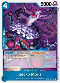 Gecko Moria OP01-068 R - One Piece - Romance Dawn - Image 1