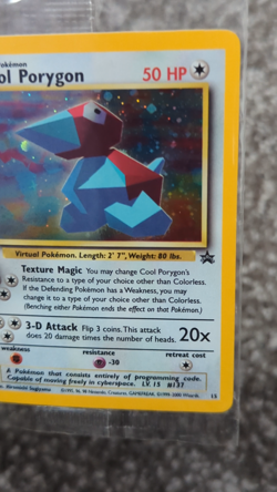 Cool Porygon SEALED 15/53 Pokemon TCG Promo Holo Vintage Card - Image 2
