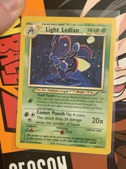 Pokemon TCG Light Ledian 1st Edition Neo Destiny Card 24/105 Near Mint - Image 3