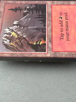 Mountain MTG Beta 297 (A)—Lightly Played Excellent—Vintage Magic the Gathering - Image 5