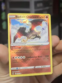 Radiant Charizard - 020/159 - Near Mint - Crown Zenith Pokemon Card - Image 1