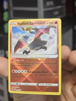 Radiant Charizard - 020/159 - Near Mint - Crown Zenith Pokemon Card - Image 2