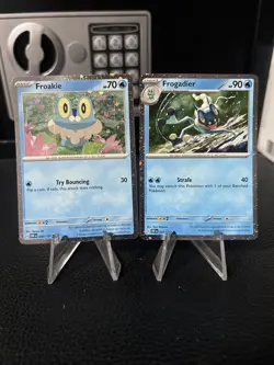 Froaki And Frogadier (056/197) (Cosmos Holo) - Near Mint Holofoil​​ Promo - Image 1