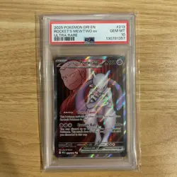 PSA 10 Gem Mint Pokemon Team Rockets Mewtwo EX 213/182 Destined Rivals #213 - Image 1
