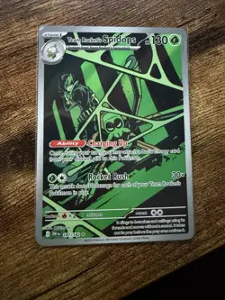 Team Rocket's Spidops 187/182 Illustration Rare Pokemon TCG Destined Rivals NM - Image 1