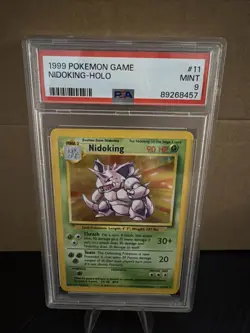 Pokemon TCG Nidoking 11/102 Base Set Holo Rare Unlimited - Image 1