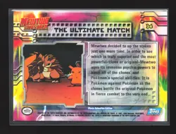 Pokemon Topps #34 The Ultimate Match Mewtwo Strikes Back - Image 2