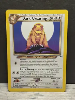 2000 Dark Ursaring 21/105 - Neo Destiny Non-Holo Regular Rare - Pokemon TCG - Image 1