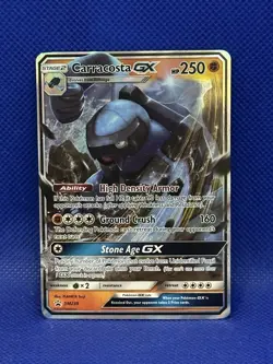 2020 Pokemon Sun & Moon Black Star Promo Carracosta GX Full Art Promo SM239 NM/M - Image 1