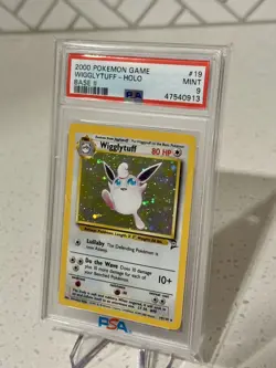 2000 Pokemon Wigglytuff 19/130 Base Set 2 Rare Holo PSA 9 MINT - Image 4