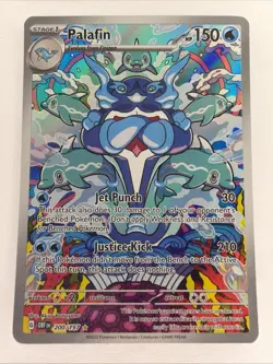 Palafin 200/197 IR Obsidian Flames Sv03 ILLUSTRATION RARE HOLO Pokemon English - Image 1