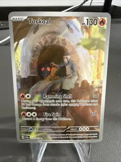 Pokemon TCG Torkoal 172/167 Twilight Masquerade Illustration Rare Near Mint - Image 1