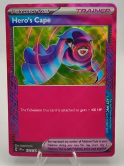 2024 Pokemon Scarlet & Violet Temporal Forces Hero's Cape #152/162 - Image 2