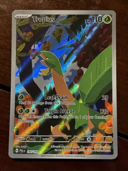 Pokemon Paldea Evolved Tropius 195/193 Illustration Rare Holo - Image 1