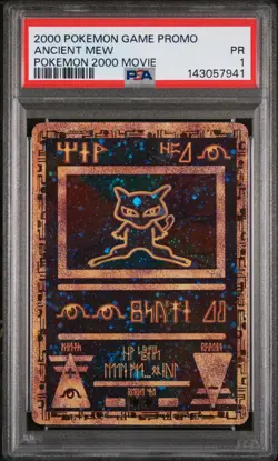 2000 POKEMON GAME MOVIE POKEMON 2000 MOVIE ANCIENT MEW PSA 1 - Image 1