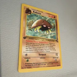 Kabuto Fossil 1st Edition 50/62 LP Condition Pokemon TCG WOTC - Image 1