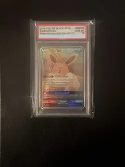 Pokemon TCG Eevee GX SM233 Full Art Promo Black Star Ultra Rare Holo - Image 1
