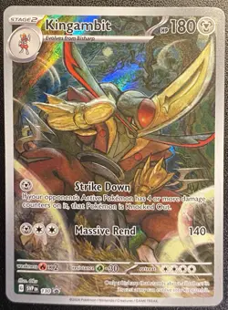 Kingambit Full Art BSP 130 Pokemon TCG S&V Shrouded Fable Black Star Promo NM - Image 2