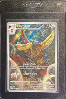 Kingambit Full Art BSP 130 Pokemon TCG S&V Shrouded Fable Black Star Promo NM - Image 4
