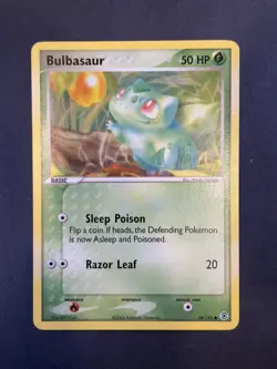 Pokemon TCG - Bulbasaur (54/112) EX FireRed & LeafGreen - Regular Rare - NM - Image 1