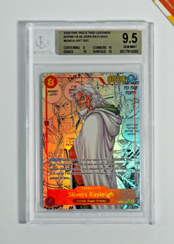 One Piece BGS 9.5 Silvers Rayleigh #OP08-118 Two Legends 2024 English - Image 1