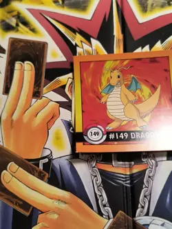 #149 Dragonite Base Series Set 1 ARTBOX Flipz Sticker Pokemon Cards Vintage 1999 - Image 4