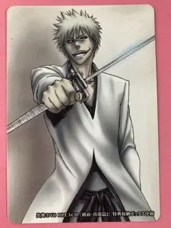 Ichigo Kurosaki No.153 Bleach Card japanese Anime Bandai F/S - Image 1