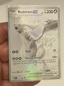 Pokemon TCG Reshiram EX White Flare Mint-Near Mint Condition Card 173/086 BWR - Image 1