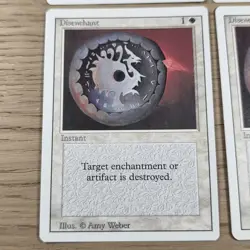 Magic the Gathering Revised Disenchant x 4 MTG White LP - Image 2