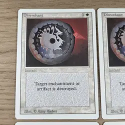 Magic the Gathering Revised Disenchant x 4 MTG White LP - Image 5