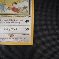 Pokemon Pidgeot Southern Islands Stage 2 70 HP 2/18 2001 TCG English - Image 4