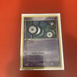 Pokemon - Rare HOLO Foil Unown I/28 Hidden Power EX Unseen Forces - Image 1